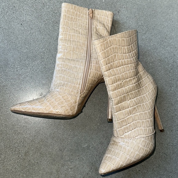 Olivia croc heels - Picture 2 of 4